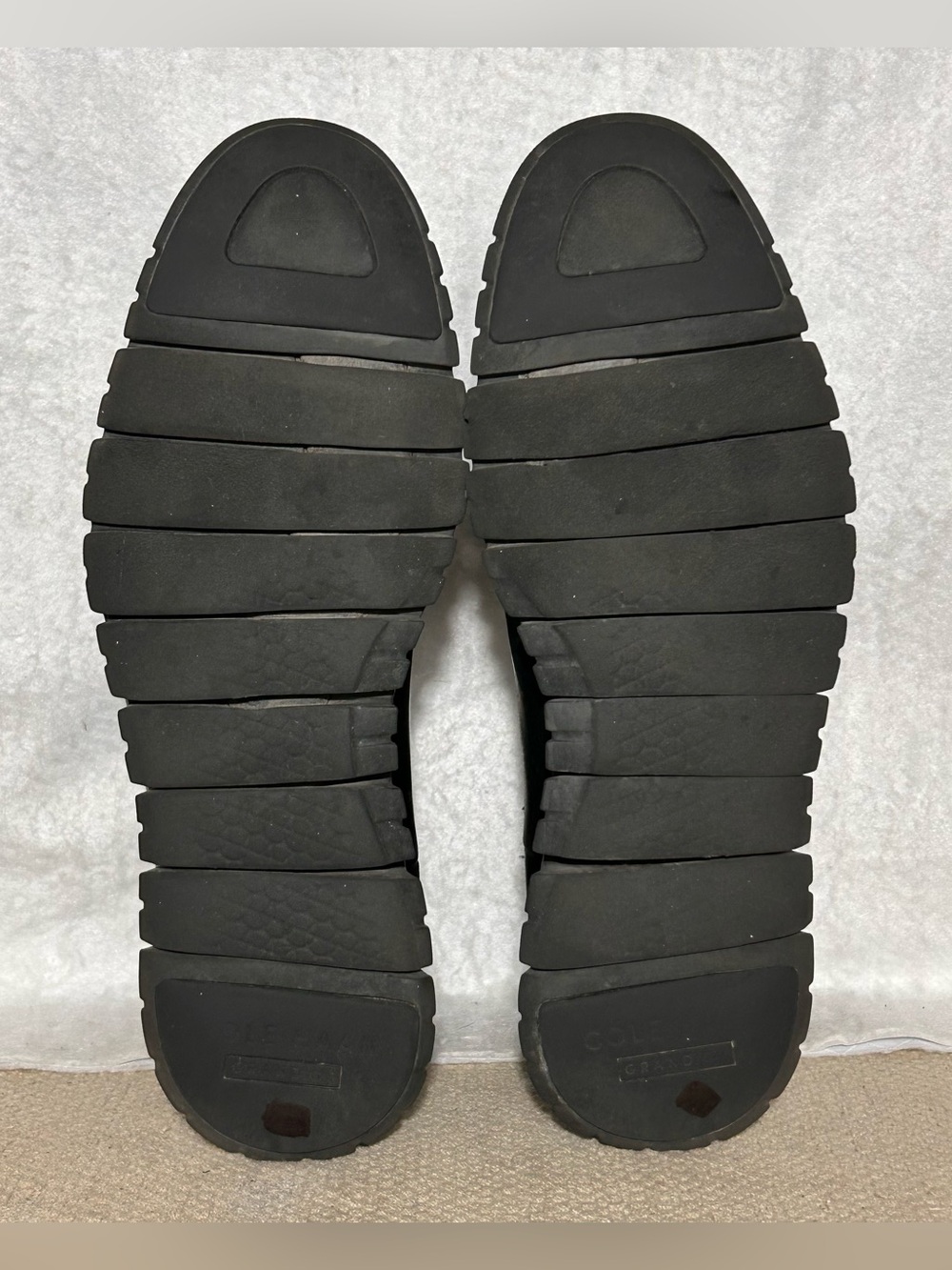 Cole Haan Mens Black Leather Zerogrand Waterproof Chelsea Pull On Boots SZ 11M - Picture 8 of 11